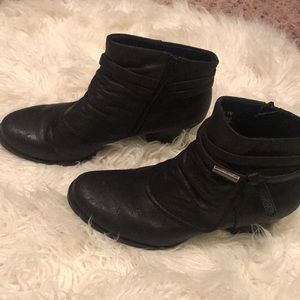 Black ankle boots. 2”heel.size 9